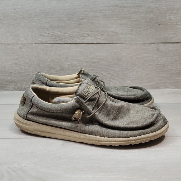 Hey Dude Mens Wally L Stretch Steppa Loafer Slip on shoes sz 11 main image 6